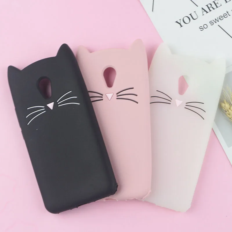 Милый японский блестящий чехол с котом для Meizu M2 mini M3S M5 M5S A5 M3 Note MX6 MX5 Pro 7 Plus Мягкий чехол с котом чехлы для телефонов