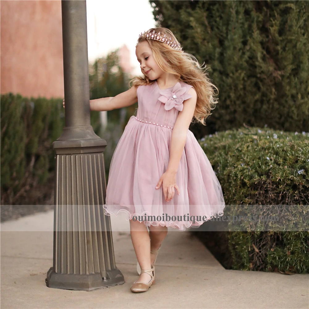 2018 летнее платье для девочек Пышное Платье с цветами принцессы шифон свадебные