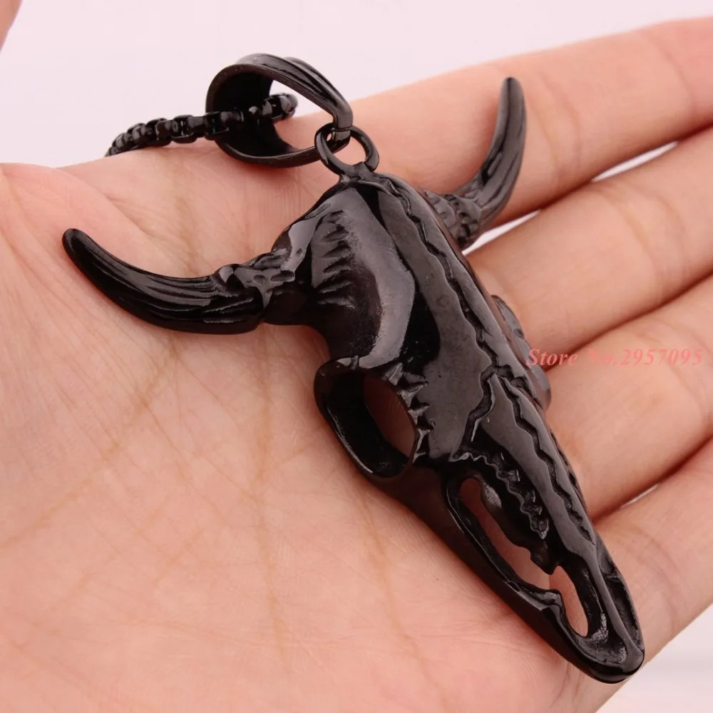 Ожерелье с подвеской в виде головы черепа Африканском племени для мужчин