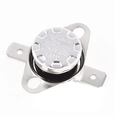 

130C NC Temperature Control Switch Thermostat Auto Reset 2-Terminal KSD301