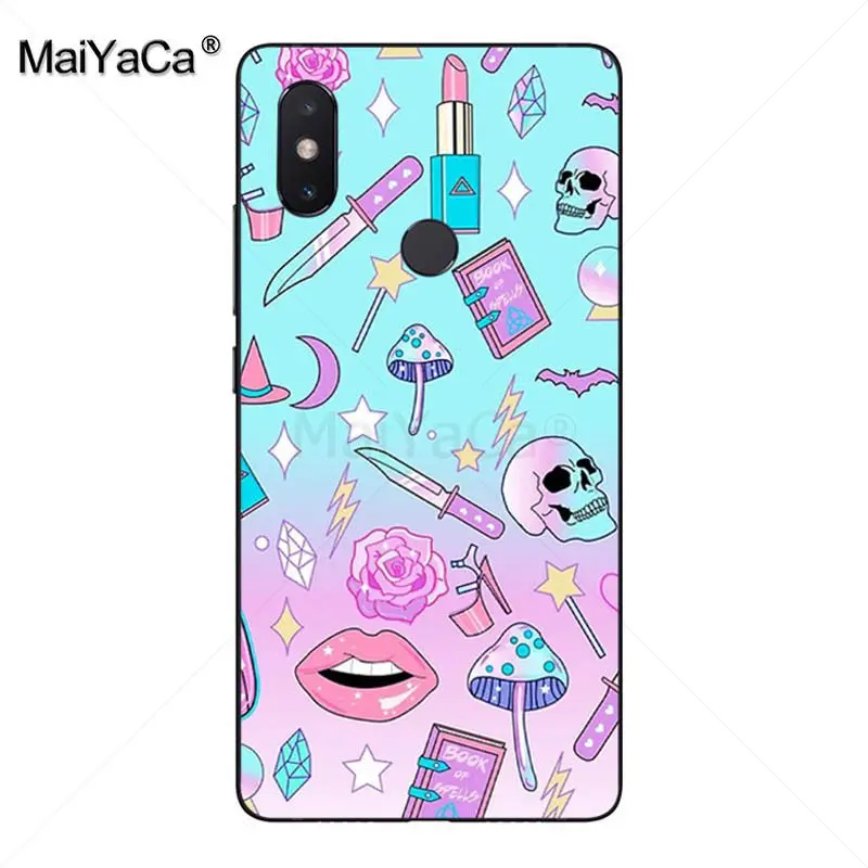 Чехол MaiYaCa Girly Pastel Witch Goth с принтом аксессуары для телефонов чехол xiaomi mi 8 se 6 note2 note3