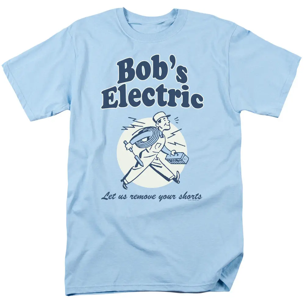 BOB'S ELECTRIC Let Us Remove Your Shorts футболка для взрослых Футболка с героями мультфильмов