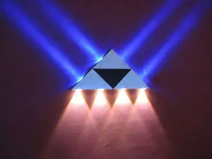 

8 Вт треугольная искусственная настенная лампа для освещения гостиницы, кафе, холла, приборной панели, декоративная лампа