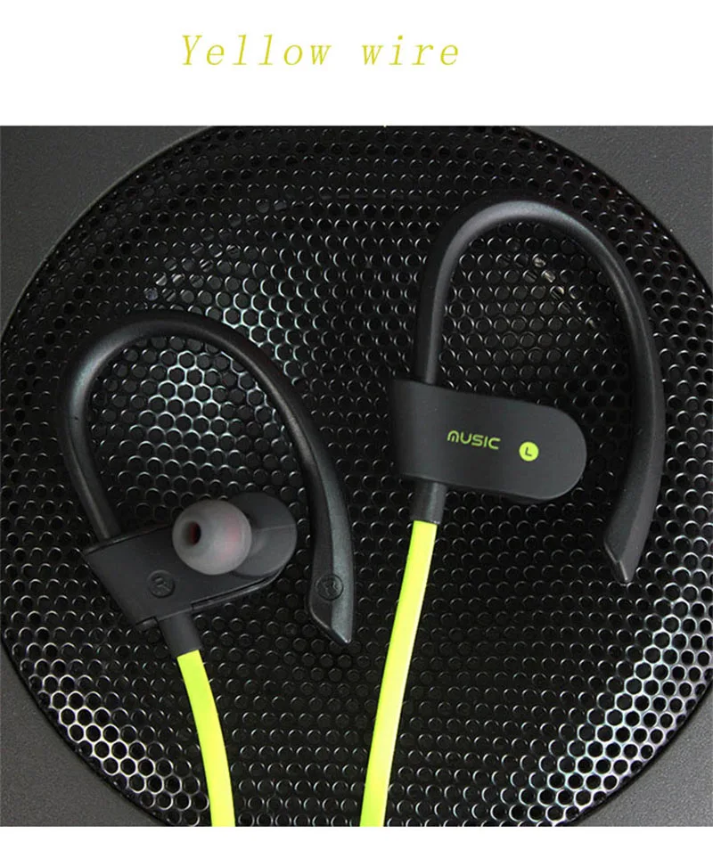 Bluetooth гарнитура с ушным крючком спортивные музыкальные наушники голосовые