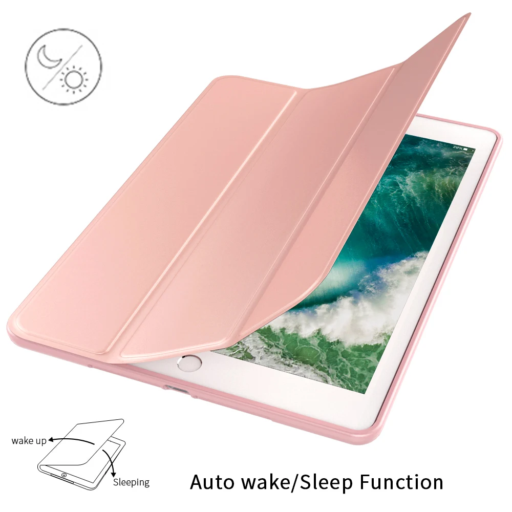 Для ipad 2018 все включено ТПУ силикагель спящий Пробуждение для Apple чехол 9 7 дюймов