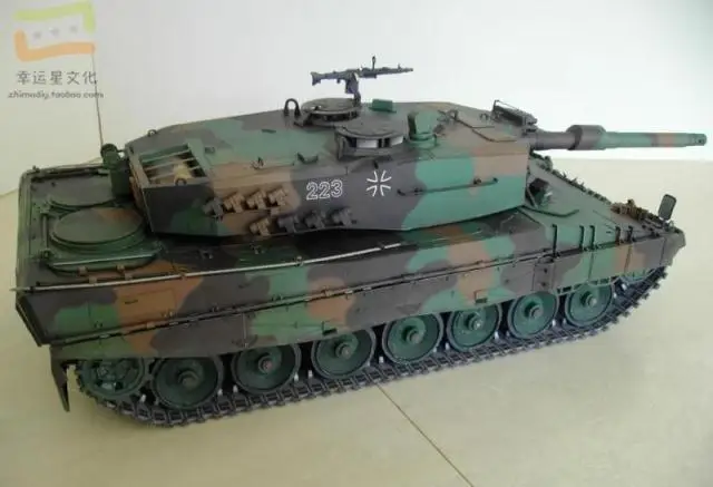 1:16 Леопард 2A4 основной боевой танк военная модель 3D бумажная модель бумага для рукоделия «сделай сам» плесень дисплей игрушка