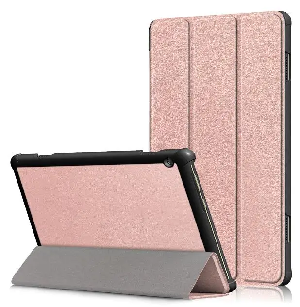 GD Чехол для 10," lenovo tab M10 Tablet для M10 TB-X605F TB-X605L чехол-подставка защитный чехол из искусственной кожи чехол для авто - Цвет: GD