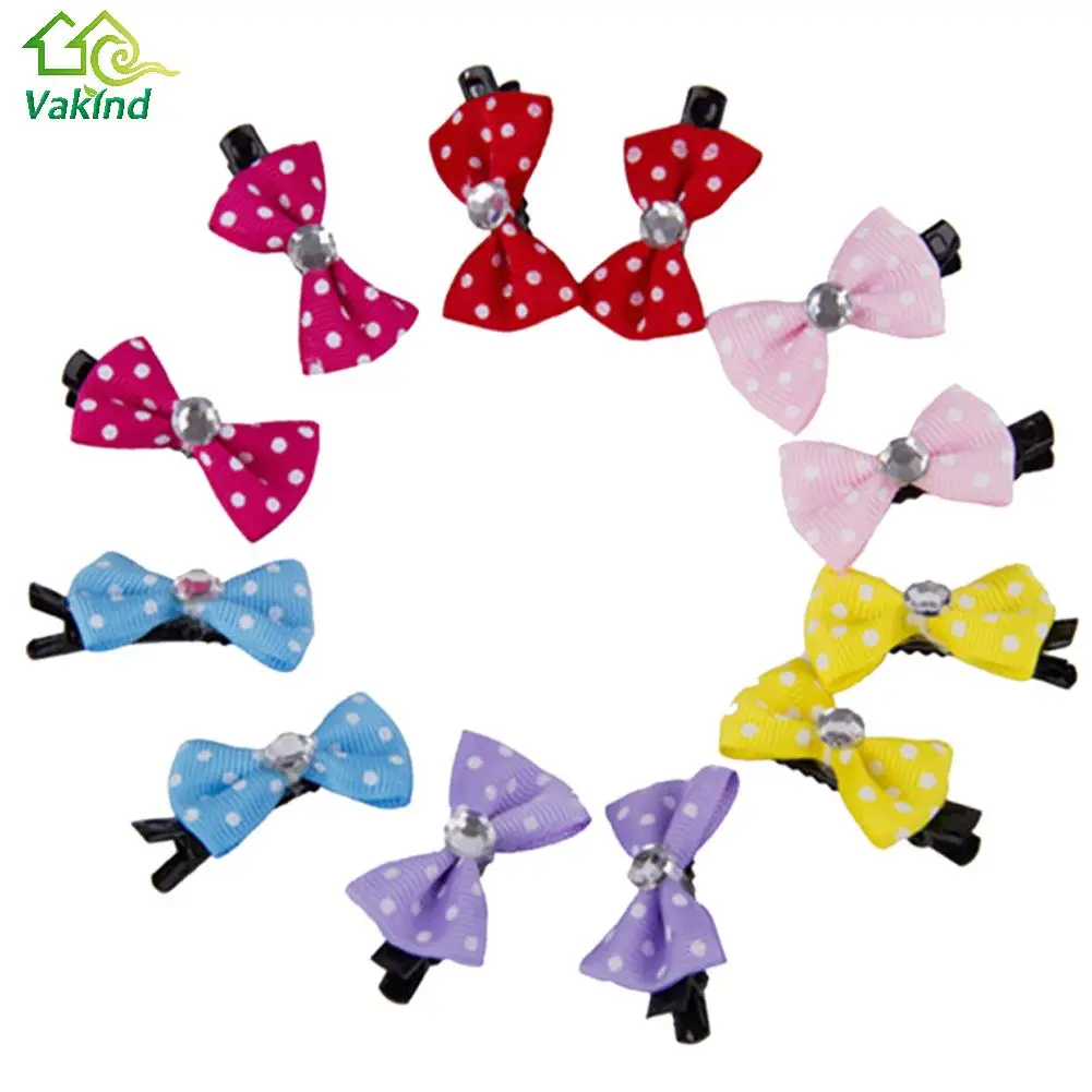 10 шт./лот товары для домашних животных аксессуары ухода за собаками заколки волос