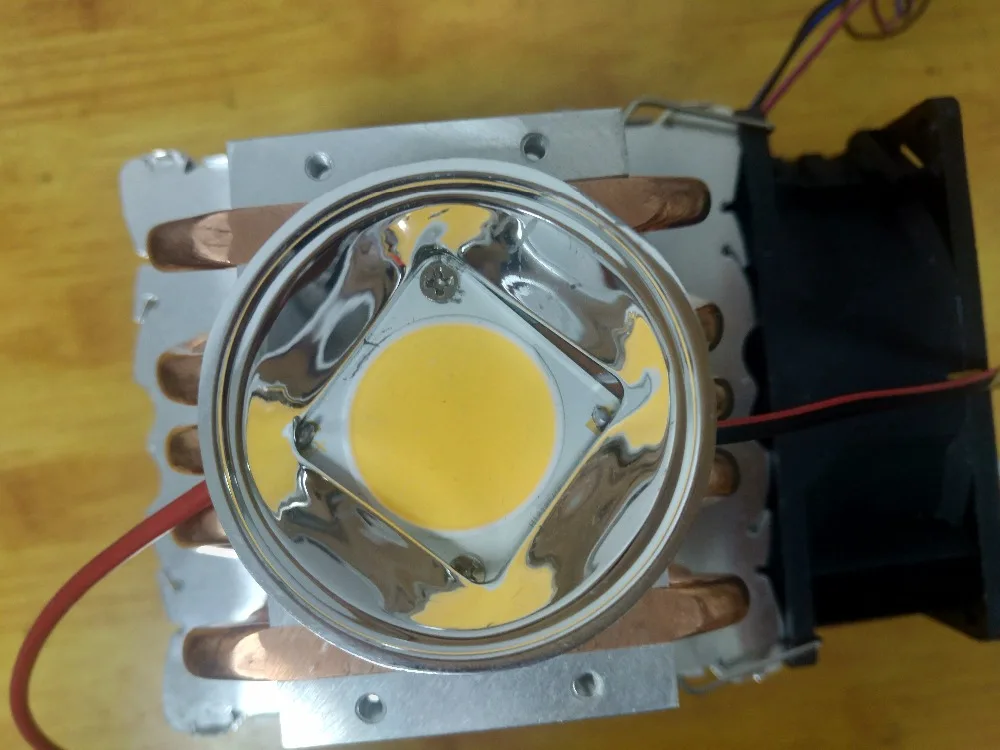 1 комплект DIY Kit 44 мм прожектор выпуклая линза стекло+ отражающая чашка+ держатель объектива для COB светодиодный фонарик DIY