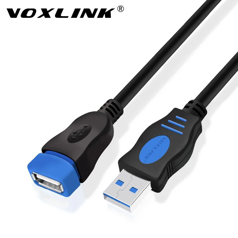 Кабель удлинитель VOXLINK USB 2 0 для ПК ноутбука штекер гнездо кабель зарядки и