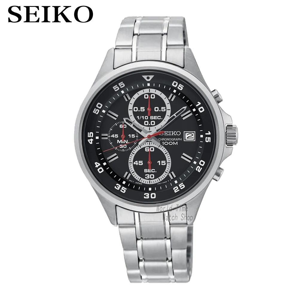 SKS627P1-A Seiko часы для мужчин люксовый бренд водонепроницаемые спортивные наручные часы солнечные часы хронограф кварцевые часы для мужчин s часы Relogio Masculino - Цвет: SKS627P1-A