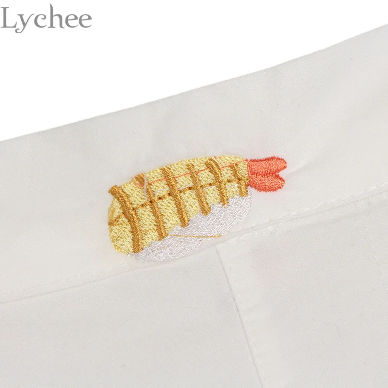 

Lychee Harajuku Korean Style Summer Women Shorts Candy Color Sushi Embroidery Casual Loose Shorts