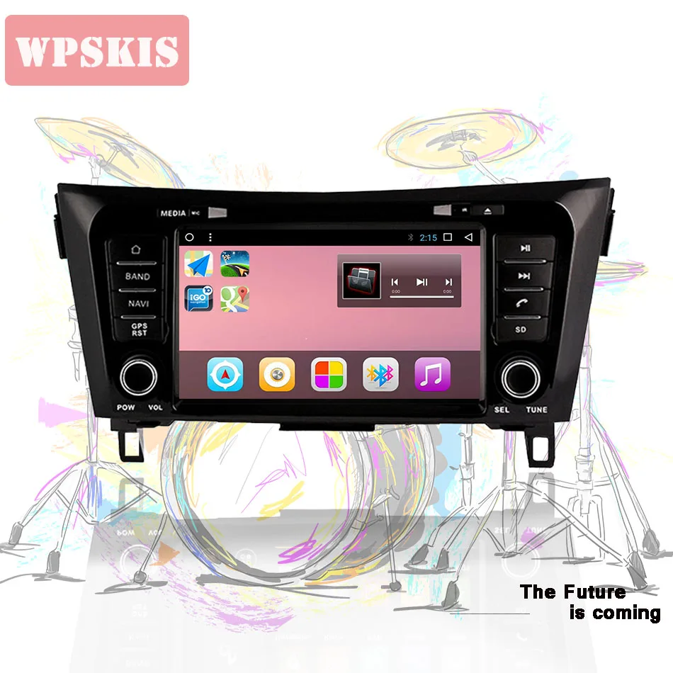Android 9 0 4G + 64G Автомобильный dvd плеер Встроенный gps navi с wifi для Nissan Qashqai X Trail 2014 2018