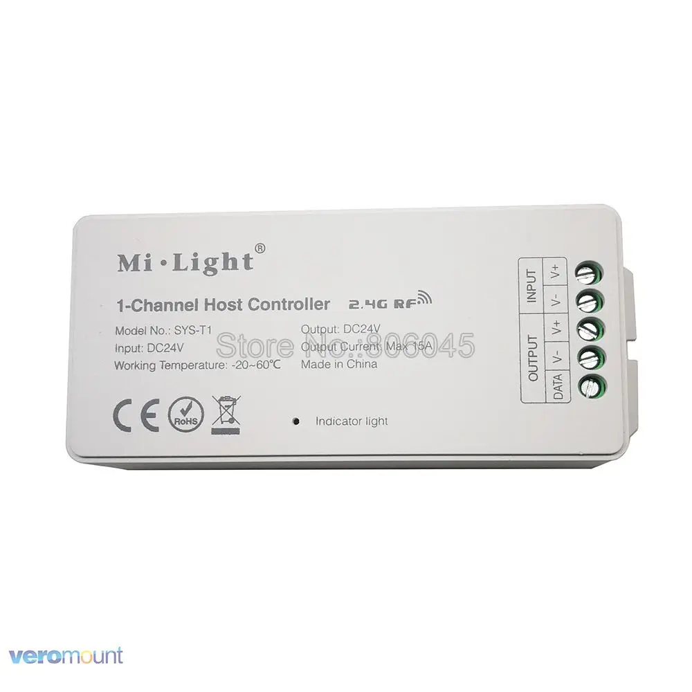 SYS T1 Mi светильник DC24V 360W 15A 1 Channel Управление Wi Fi DMX512 Alexa приложение работать с серии