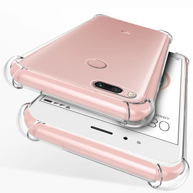 Luxury Shockproof Clear Soft Silicone Cover for Xiaomi Redmi 4X Case Note 5A Pro 4 4A Mi A1 5X Mi5s Pus Mi6 | Мобильные телефоны и