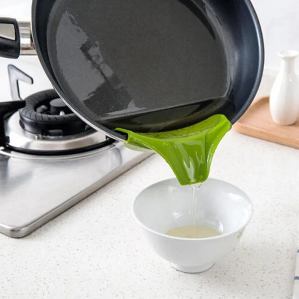 1 шт. совершенно новый силиконовый гаджет для воронки кухонные аксессуары
