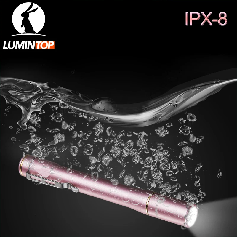Светильник ручка LUMINTOP IYP365 серебристый двухсторонний переключатель режима
