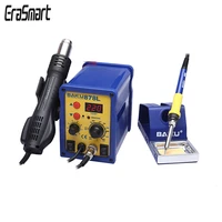 bk 878l led digital display smd brushless hot air rework station with soldering iron and heat gun for cell phone repair