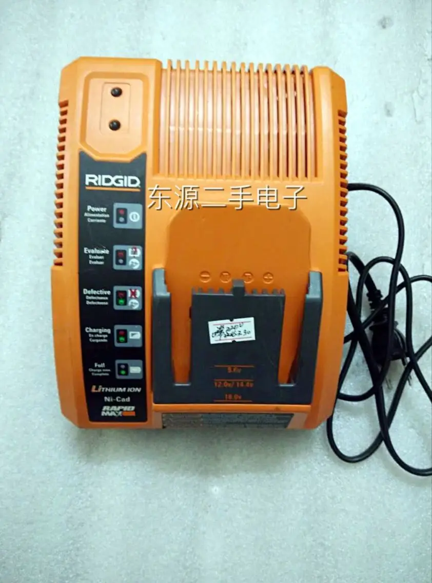Б/у) оригинальные продукты 120 и 220 В AEG Ricci RIDGID зарядное устройство может заряжать 9,6-18 в Ni MH CD Li аккумулятор