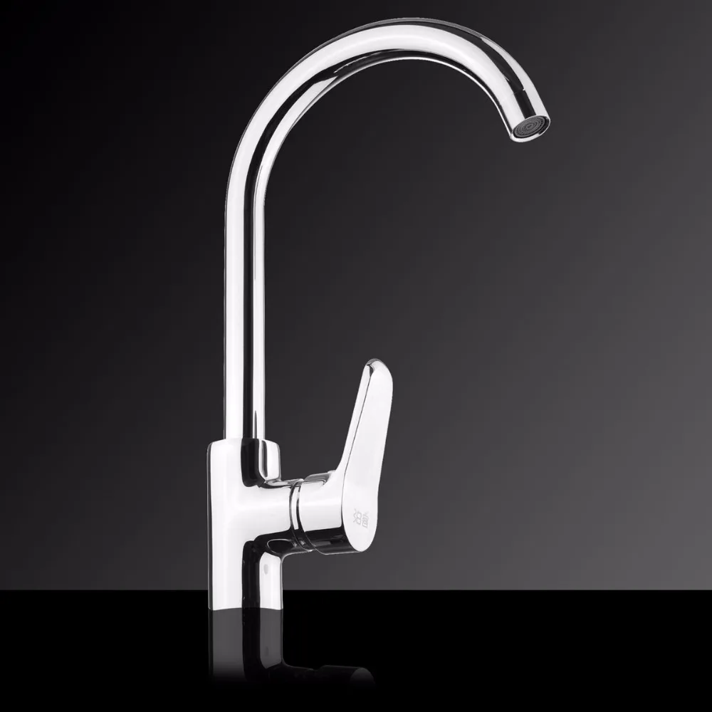 

Kitchen Mixer Faucet Copper Sink 360 Degree Swivel Tap Bathroom Basin Tap