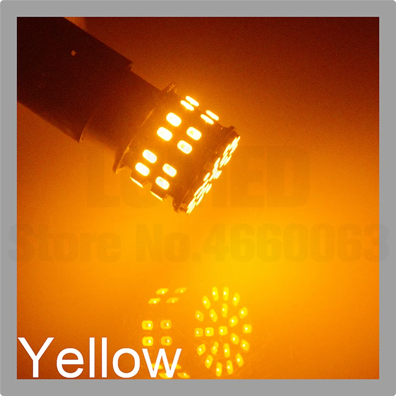 

10x Car LEDs Lights 1156 LED BA15S 1157 BAY15D Turn Signal Light R5W 50 1206 Automobiles Brake Light Lamp