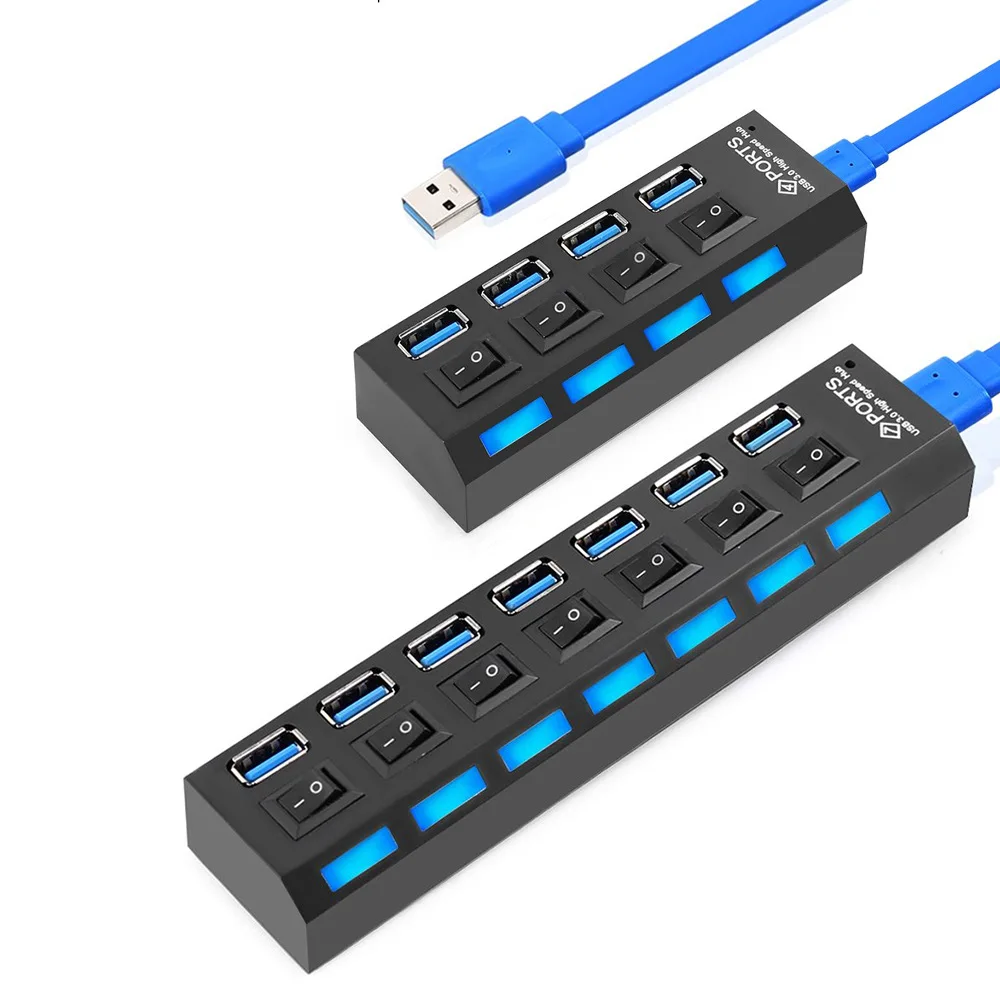 

USB-разветвитель INGELON, 3,0 дюйма, 5 Гбит/с, с выключателем