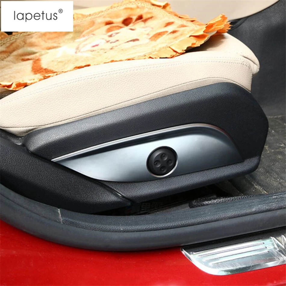 

Lapetus Accessories Fit For Mercedes-Benz GLC X253 2016 - 2019 Seat Adjustment Switch Adjust Button Panel Molding Cover Kit Trim