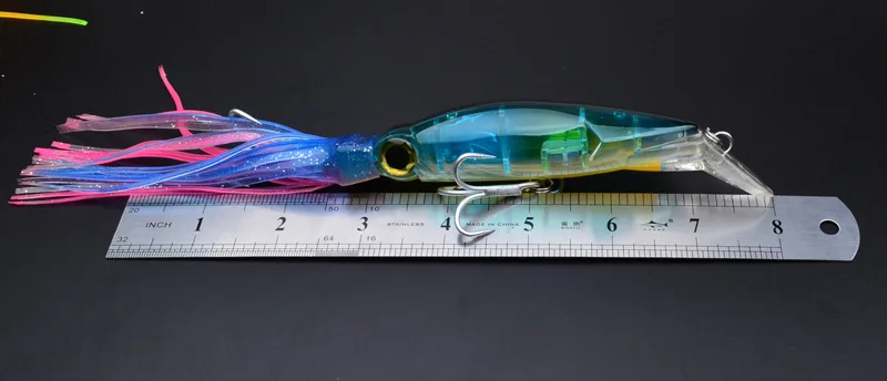 Воблер 6 шт./лот приманка для кальмара 14 см 40 г рыболовные приманки снасти