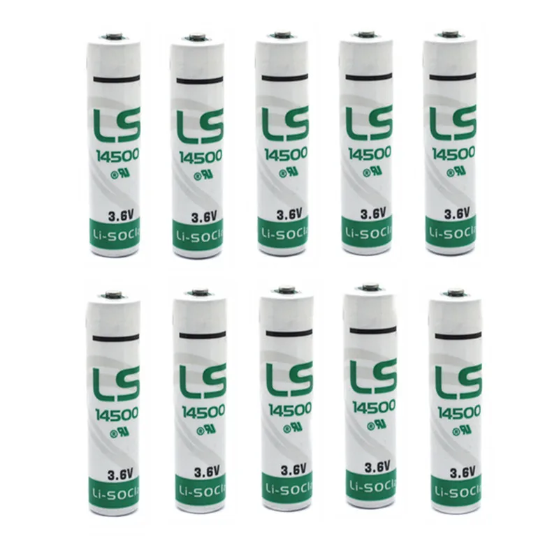 10 шт. SAFT LS14500 ER14505 AA 3,6 V 2450mAh литиевая батарея для оборудования, запасная универсальная литиевая батарея