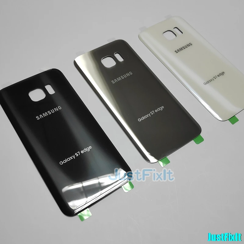 Сменный Чехол для батареи для SAMSUNG Galaxy S7 edge G930A G930F G935F G935A задняя крышка для батареи Задняя стеклянная крышка корпуса чехол
