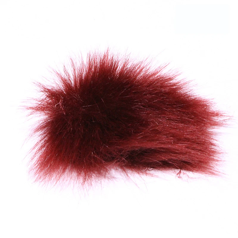 Женское пальто с лисьим мехом NV078 длинное облегающее из искусственного меха в