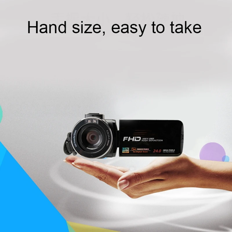 Видеокамера 1080P Full Hd Портативная Цифровая видеокамера 2400W Pixel 8X цифровой зум 3 0