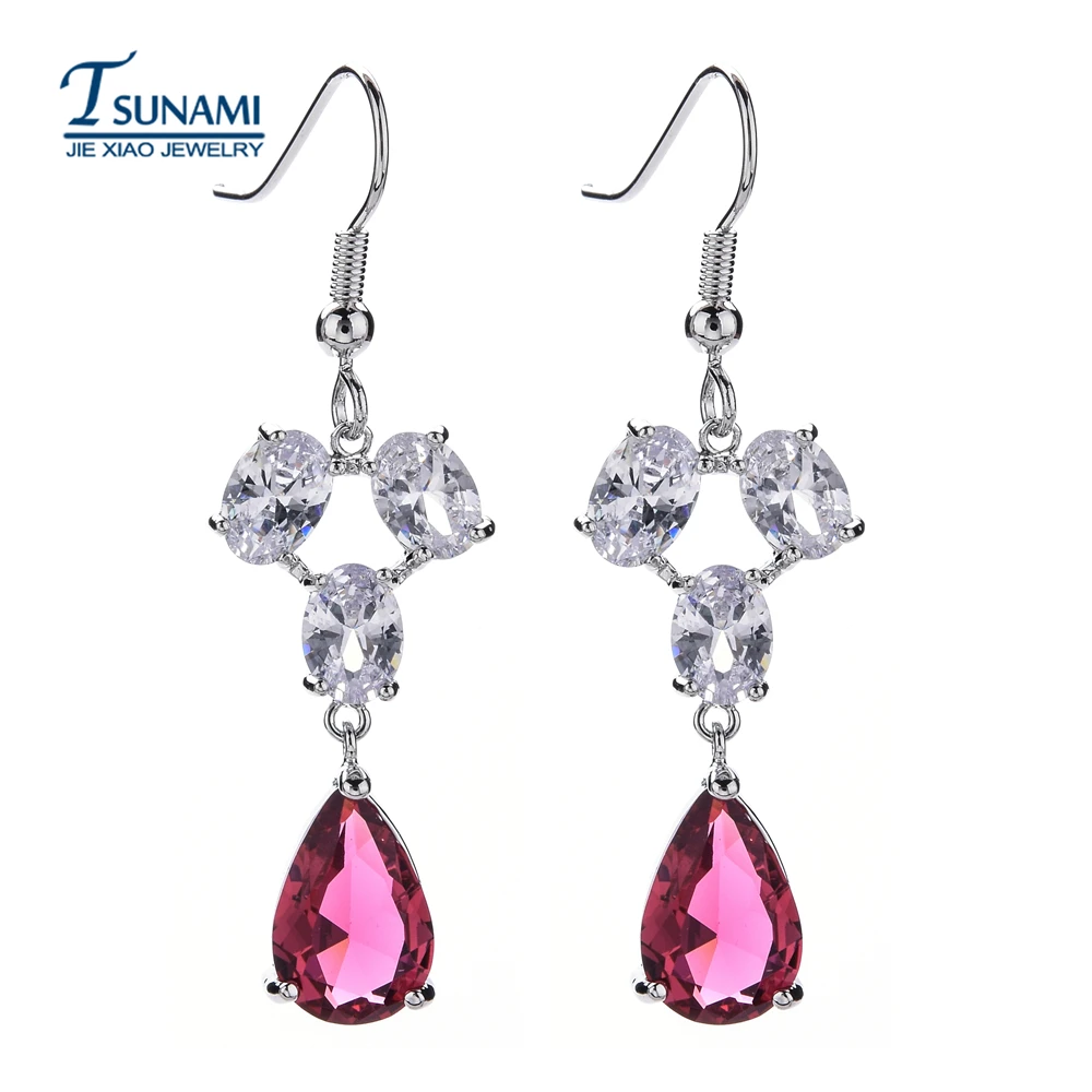 Высокое качество Висячие циркониевые серьги для женщин друзья ER 177|earrings for|drop
