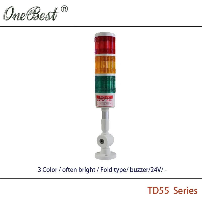 HNTD 24V светодиодный сигнальный пилот световой индикатор сигнальная лампа TD55 Semaphores