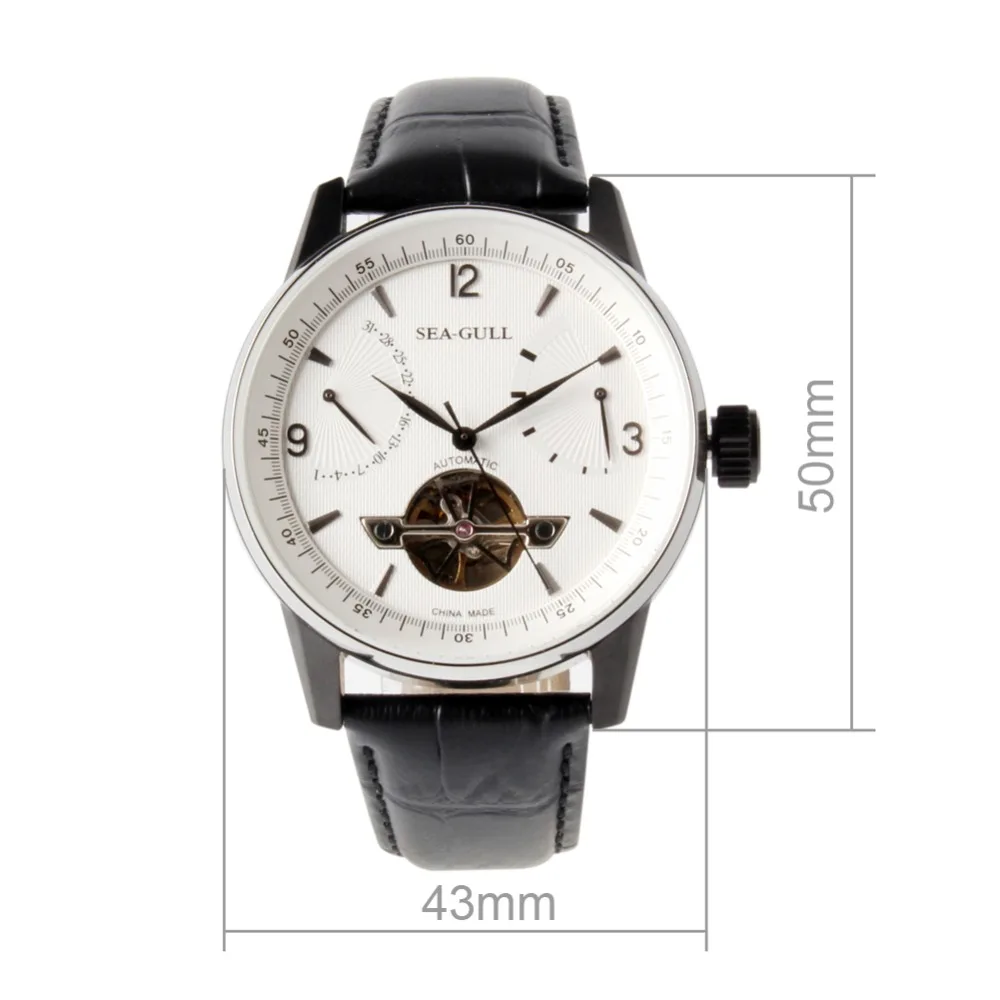 Часы мужские механические из нержавеющей стали с 3 ручками|pvd|pvd automatic watchpvd watch |