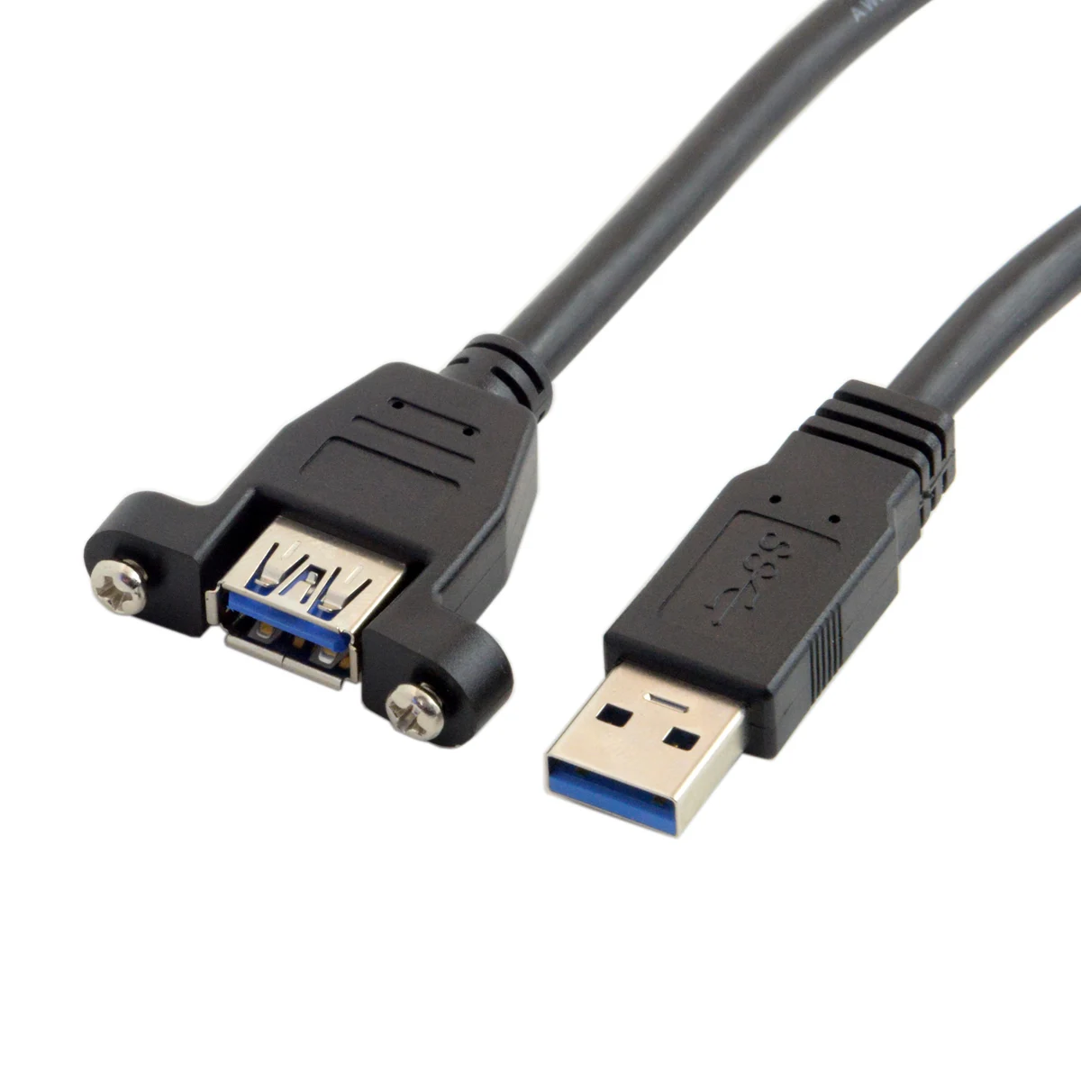 Zihan USB 3 0 Панель Крепление Женский к мужскому A MF Удлинительный кабель |