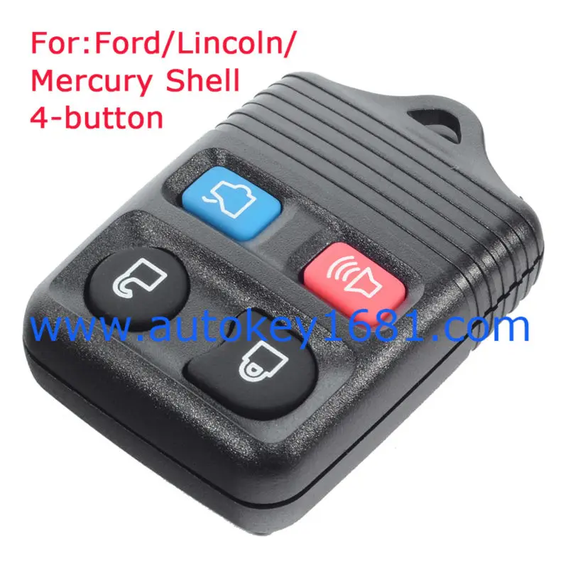 Новый черный 4 кнопочный чехол без ключа пульт дистанционного управления брелок