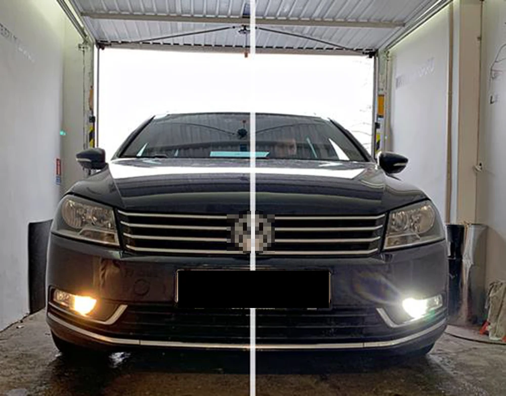 2 шт. светодиодный P21W BA15S 1156 DRL для Passat B7 вариант(2012