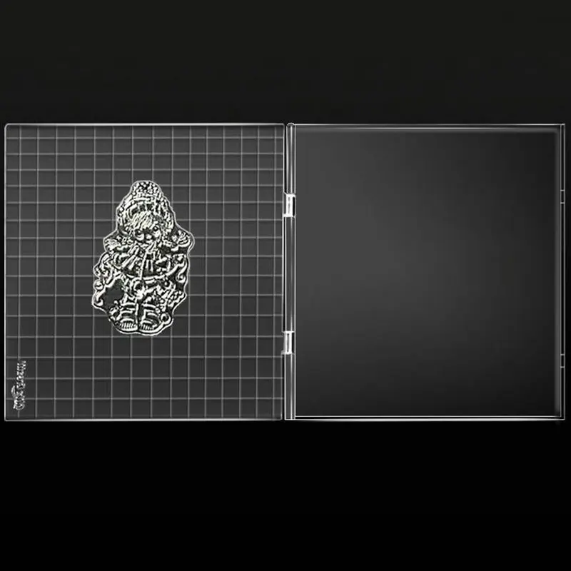 16x16 см инструмент для штамповки идеальное позиционирование штамповка прозрачные штампы скрапбук ремесло полезные прозрачные акриловые штампы складные доски