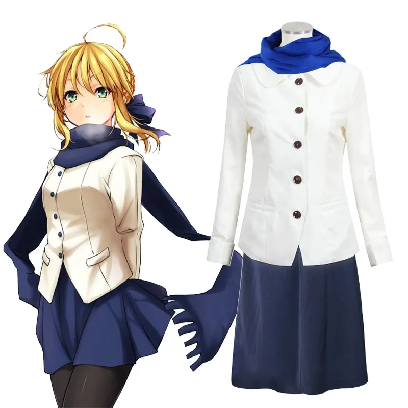 Fate Stay Night Zero Apocrypha сабля для косплея Alter служанки Arturia костюм Пендрагона школьная