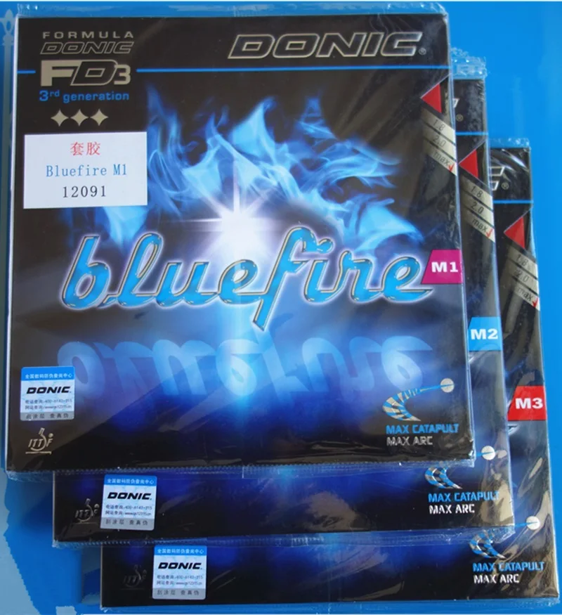 DONIC резиновый Настольный теннис Bluefire M1/M2/M3 скорость вращения прыщи с губкой пинг понг tenis de mesa