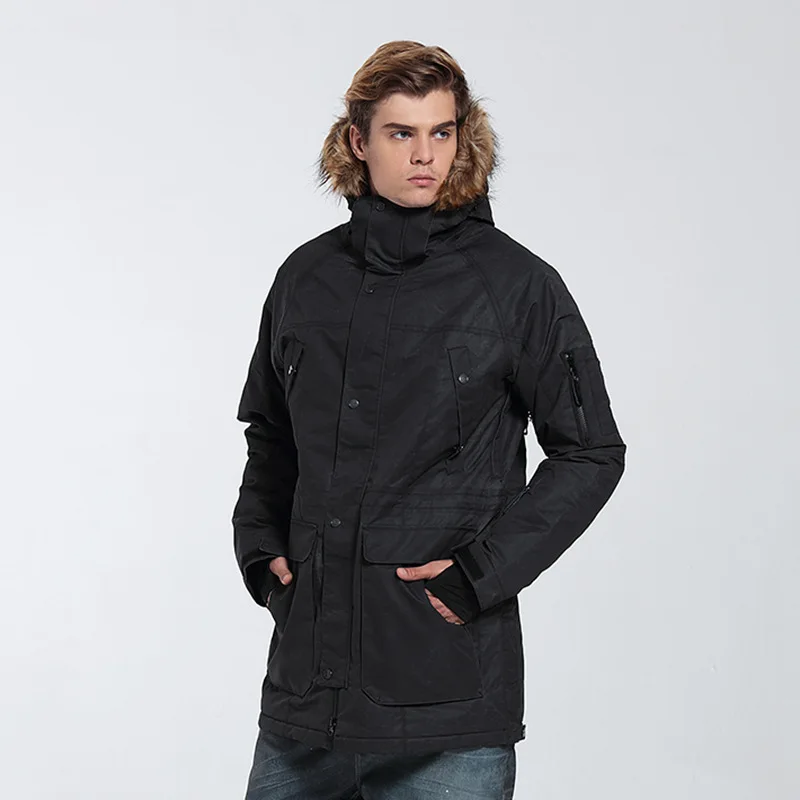 Новый стиль Снеговик Лыжная куртка ветрозащитный водонепроницаемый один