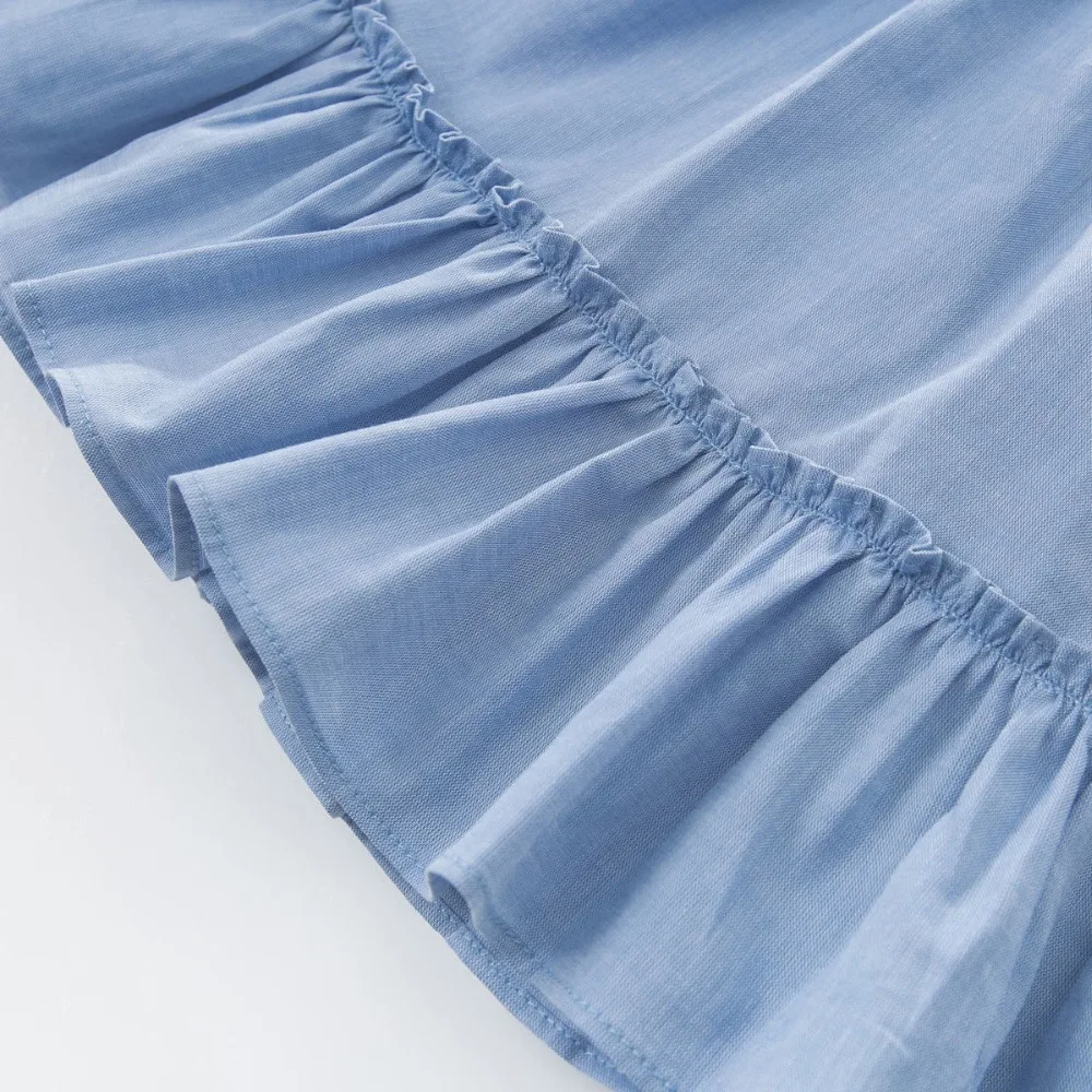 Бренд Одежда для девочек Дети Летнее платье маленьких принцессы Вышивка Сарафан