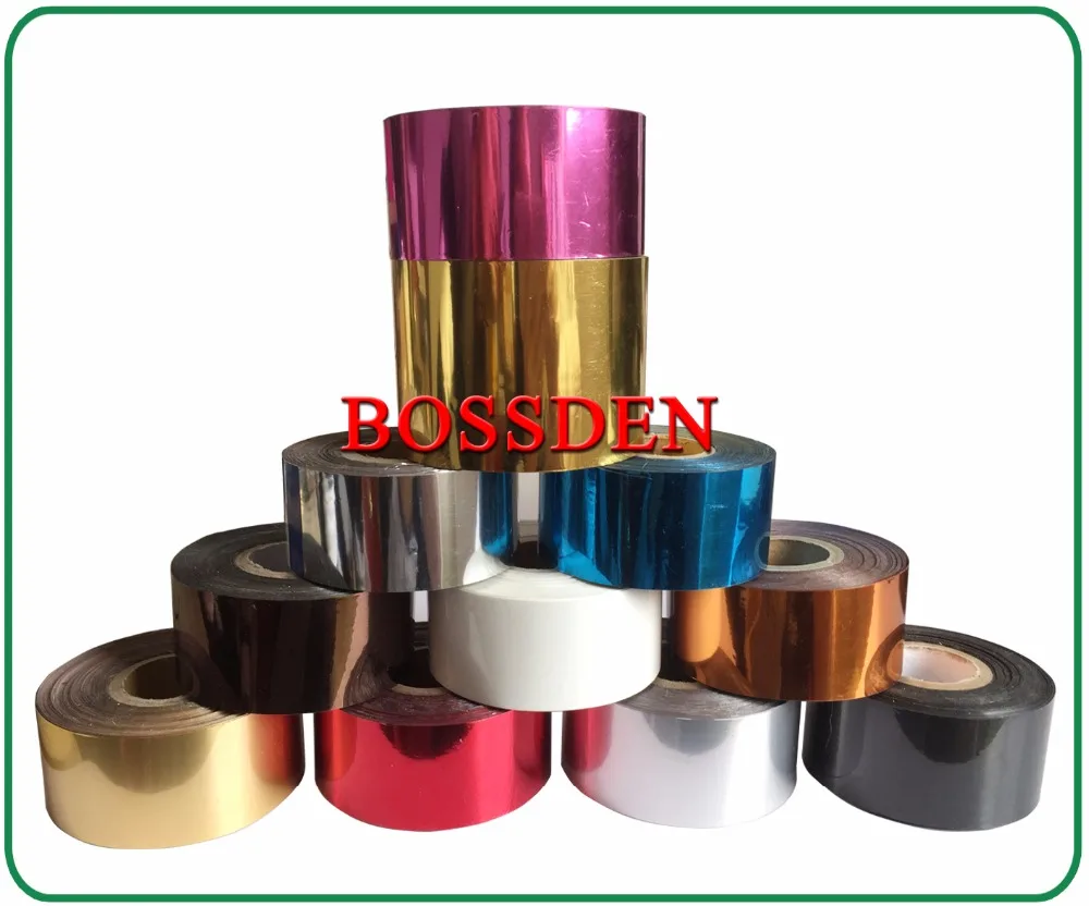 BOSSDEN Высококачественная позолоченная бумага из анодированной фольги для