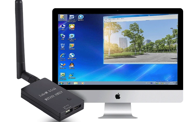FPV Воздушная фотография 5,8G UVC приемник 150CH OTG FPV антенна Android телефон планшет Windows PC USB карта видеозахвата