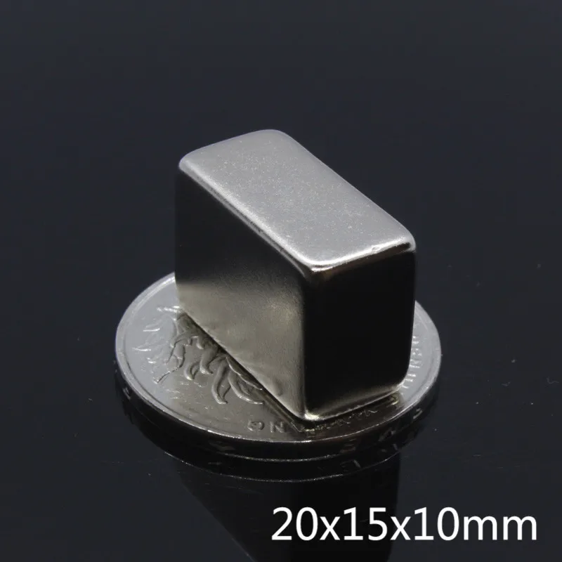 10 шт. 20x15x10 мм Супер Сильный Неодимовые Магниты редкоземельные мощный магнитный