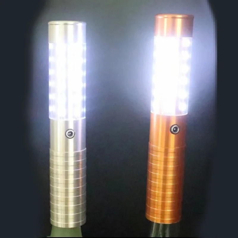 Волшебный светодиодный серебристый медная бутыль крышка для ночного освещения