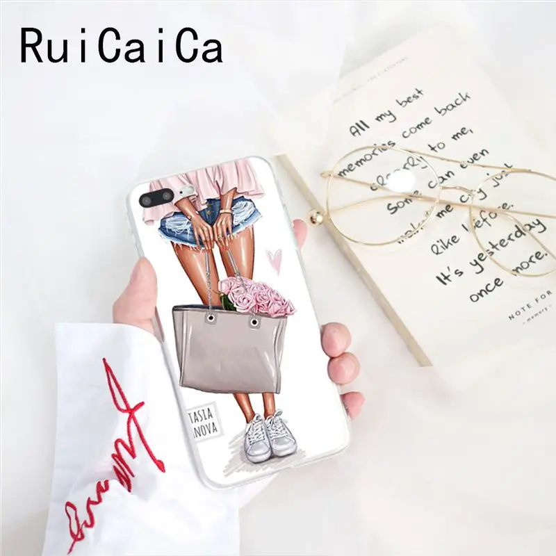 RuiCaiCa модный Рождественский чехол для телефона с изображением пончика девочек