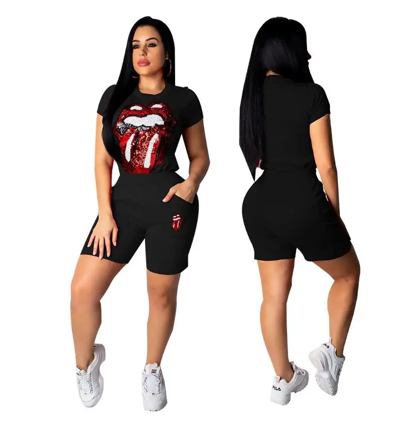 Женские спортивные костюмы chandal de mujer летний комплект из 2 предметов рубашка