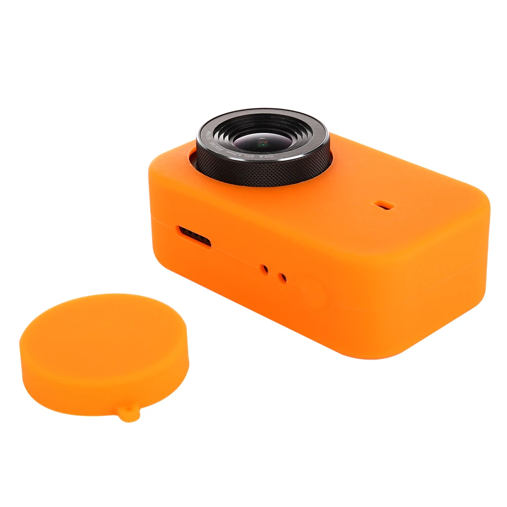 Tekcam защитный силиконовый чехол с крышкой объектива для xiaomi Mijia Аксессуары мини